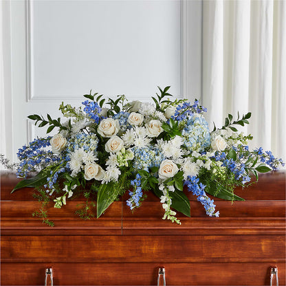 Timeless Essence Casket Spray –  East End Flowers And Gifts Inc, Hensley AR