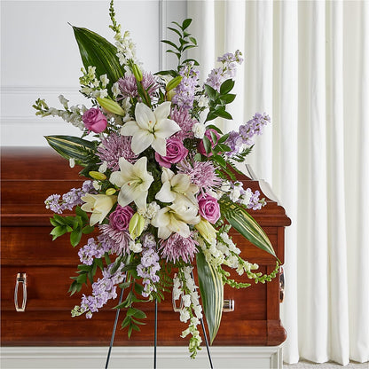 Grateful Hearts Standing Spray –  East End Flowers And Gifts Inc, Hensley AR