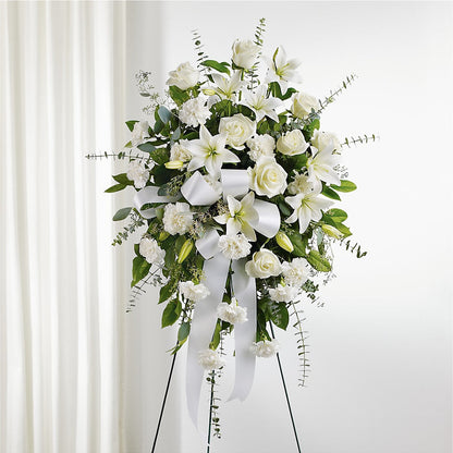 With Care Standing Spray –  East End Flowers And Gifts Inc, Hensley AR