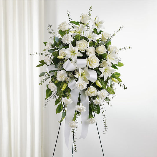 With Care Standing Spray –  East End Flowers And Gifts Inc, Hensley AR