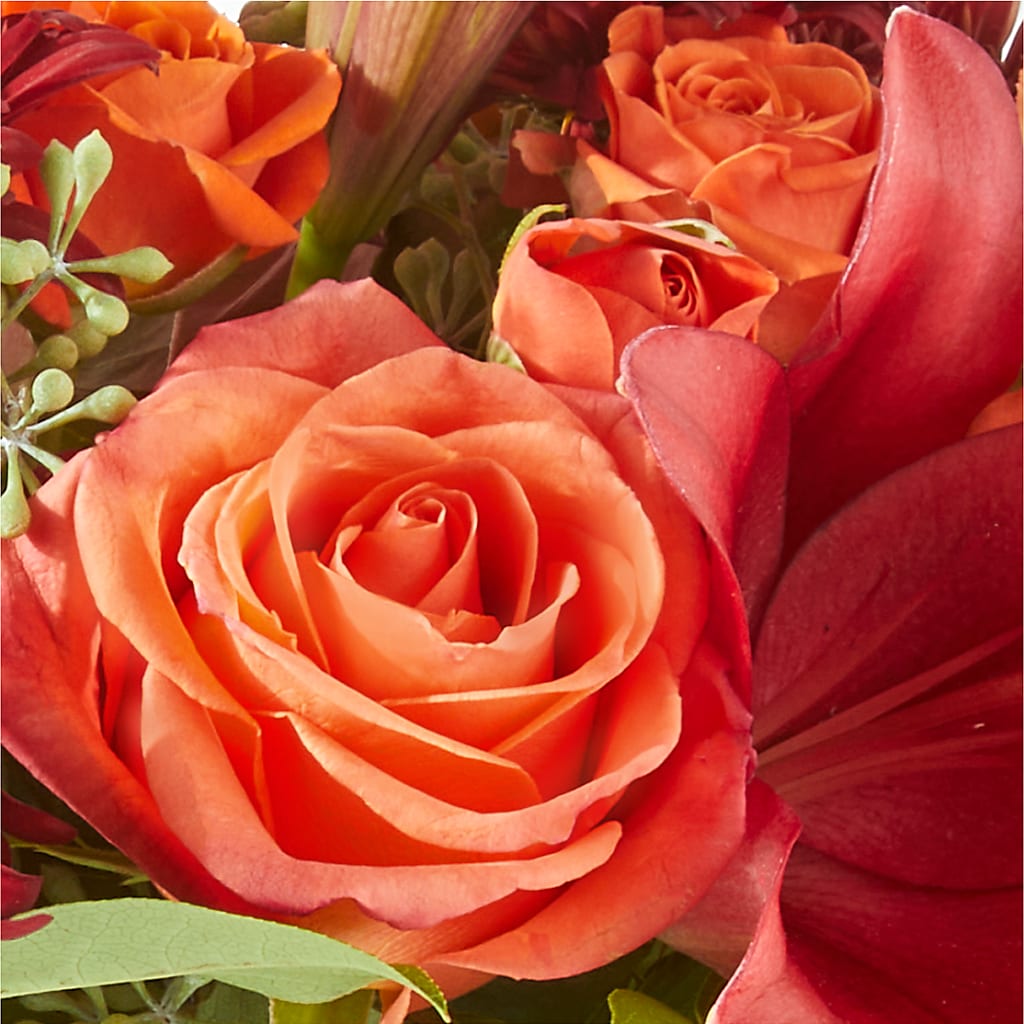 Crimson Leaves Bouquet –  East End Flowers And Gifts Inc, Hensley AR
