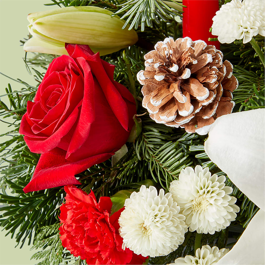 Seasonal Festivities Centerpiece –  East End Flowers And Gifts Inc, Hensley AR