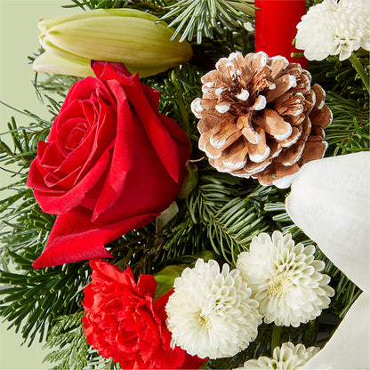 Seasonal Festivities Centerpiece –  East End Flowers And Gifts Inc, Hensley AR