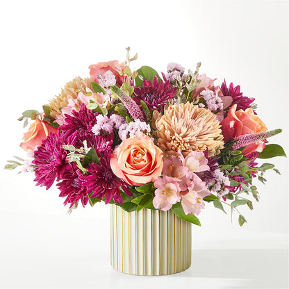 Berry Cobbler Bouquet with Ivory Vase –  East End Flowers And Gifts Inc, Hensley AR