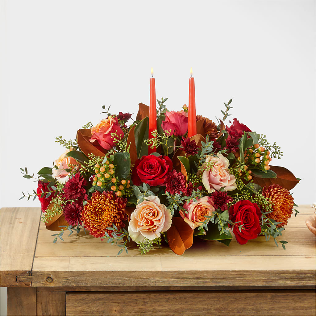 Gather Near Centerpiece –  East End Flowers And Gifts Inc, Hensley AR