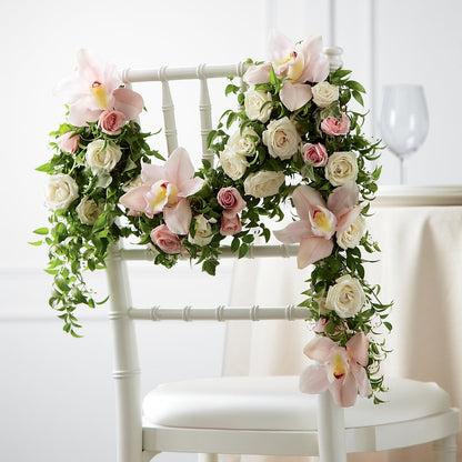 Orchid Rose Chair Décor –  East End Flowers And Gifts Inc, Hensley AR